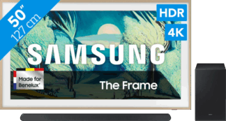 Samsung 50" The Frame LS03FA (2025) + Samsung HW-S700D Zwart (2024)