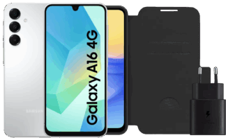 Samsung Galaxy A16 128GB Wit 4G + Accessoirepakket