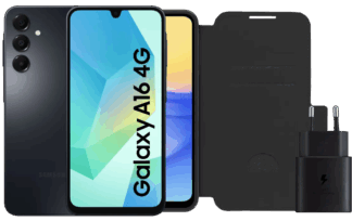 Samsung Galaxy A16 128GB Zwart 4G + Accessoirepakket