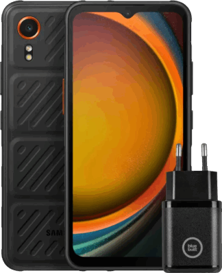 Samsung Galaxy Xcover 7 128GB Zwart 5G Enterprise Edition + Samsung Oplader 25W Zwart