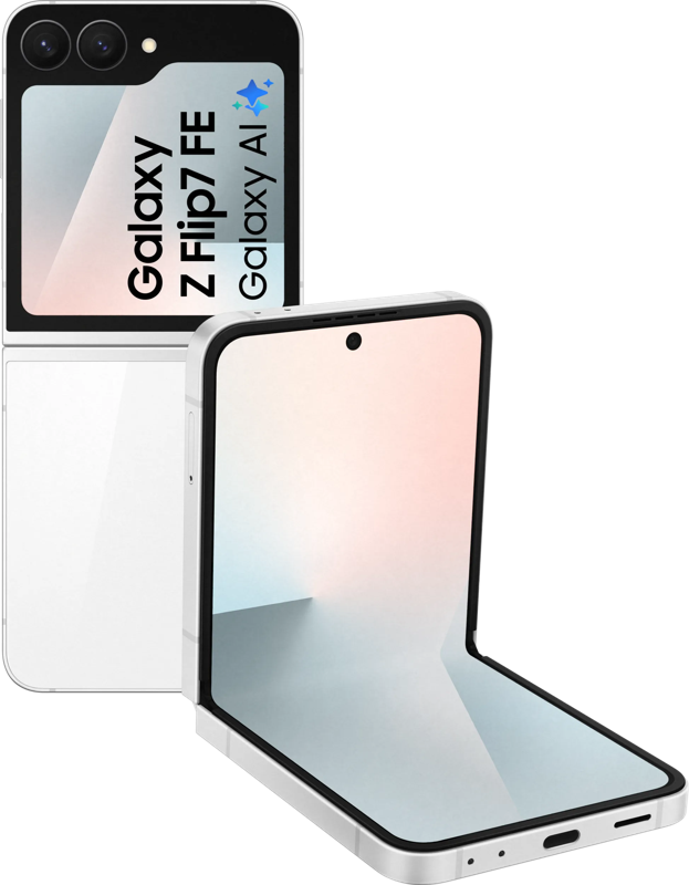 Samsung Galaxy Z Flip 7 FE 256GB Wit 5G