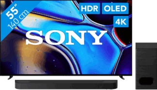 Sony 55" Bravia 8 OLED 4K (2024) + Sony Bravia Theatre Bar 6 Zwart