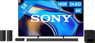 Sony 55'' Bravia 8 OLED 4K (2024) + Sony Bravia Theatre System 6 Zwart