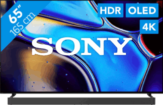 Sony 65'' Bravia 8 OLED 4K (2024) + Sony Bravia Theatre Bar 9 Zwart