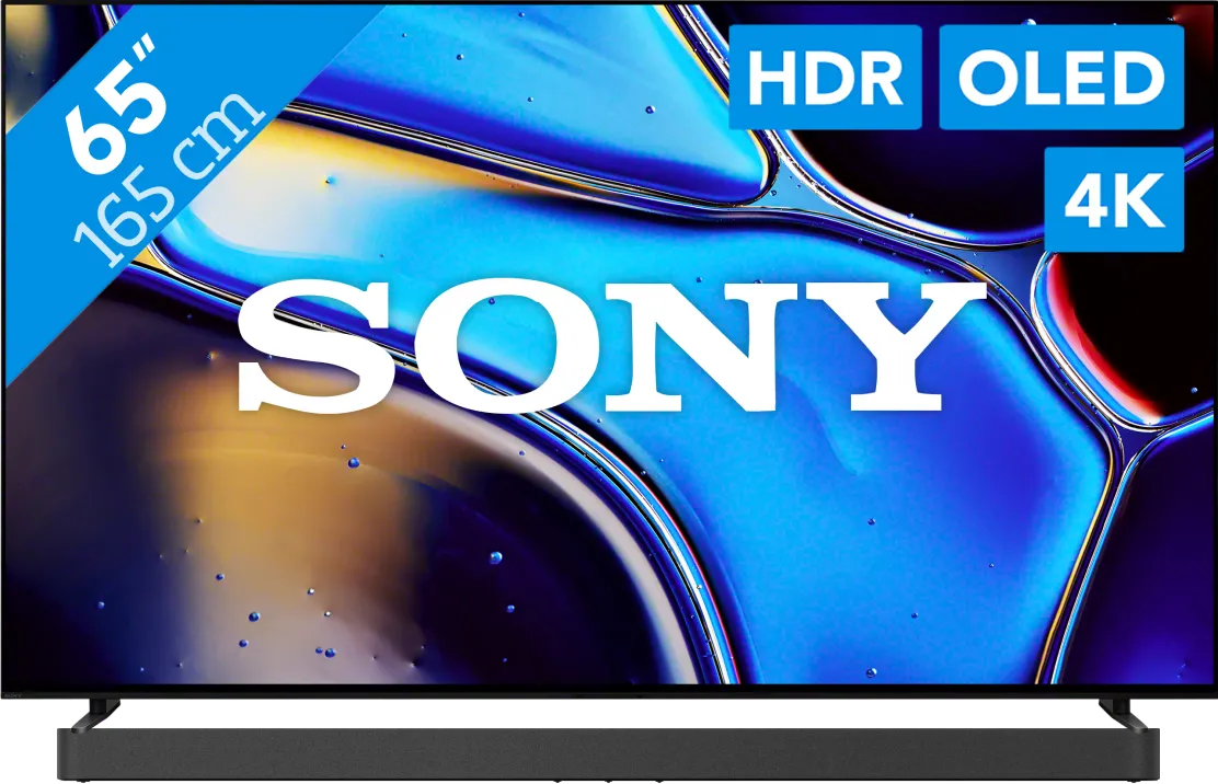 Sony 65'' Bravia 8 OLED 4K (2024) + Sony Bravia Theatre Bar 9 Zwart