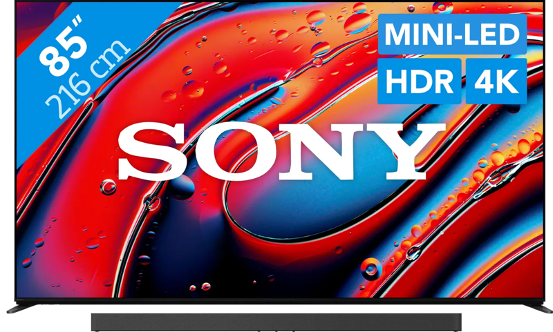 Sony 85" Bravia 9 4K QLED XR Mini-led (2024) + Sony Bravia Theatre Bar 9