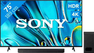 Sony Bravia 3 75" 4K Led (2025) + Sony Bravia Theatre Bar 6 Zwart