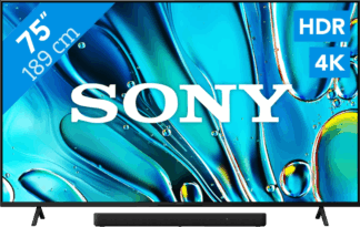 Sony Bravia 3 75" 4K Led (2025) + Sony HT-S2000 Zwart