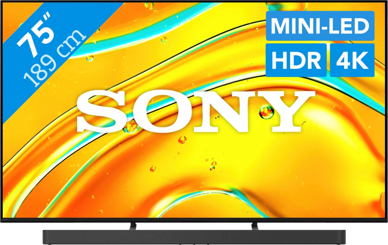Sony Bravia 5 75" XR Mini-led (2025) + Sony Bravia Theatre Bar 9